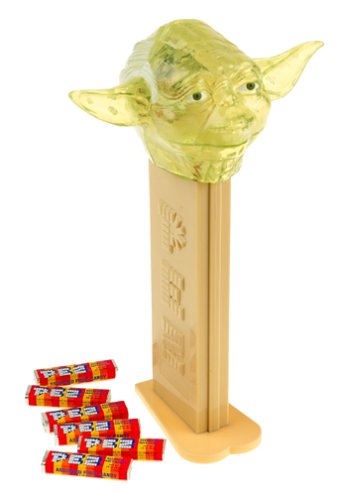 Star Wars GIANT PEZ ~ TRANSLUCENT GREEN YODA ~Limited Edition