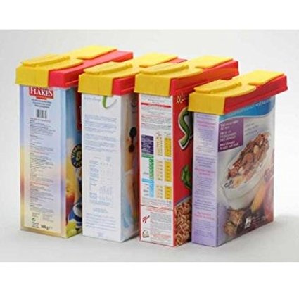 3 CEREALTOP Cereal Box Toppers Cover Lid Tops Freshness