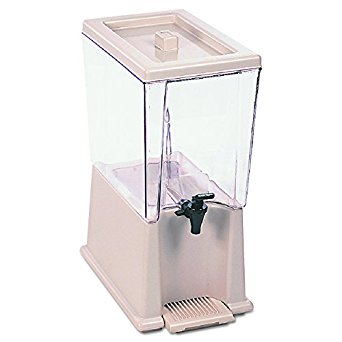 Rubbermaid Commercial Products FG335900CLR 5-Gallon Clear Beverage Dispenser