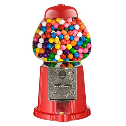 Great Northern Popcorn Company Old Fashioned Vintage Candy Gumball Machine Bank, 15-Inch
