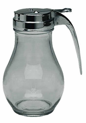 Update International (SYDP-12) 12 oz Syrup Dispenser w/Chrome Plated Top [Set of 12]