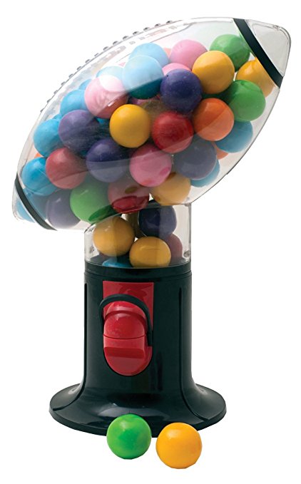 Football Snack Dispenser Gumball Machine Dispense Gum Snacks Peanuts On Game Day Makes Great Fantasy Football Gift - Ideas In Life