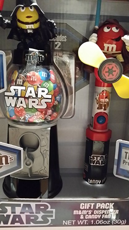 M&M's Star Wars Darth Maul M&M Candy Fan & Darth Vader Dispenser 9