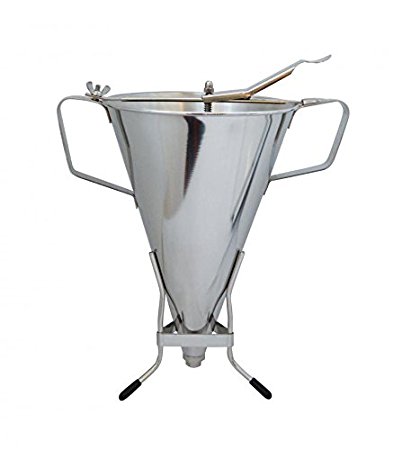 KWIK MAX Automatic Professional Stainless Steel Piston Funnel - Maximum Capacity 3.5qt