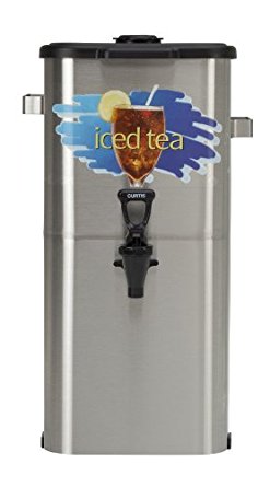 Wilbur Curtis Iced Tea Dispenser 4.0 Gallon Tea Dispenser, Oval 19”H - Designed to Preserve Flavor - TCO419A000 (Each)