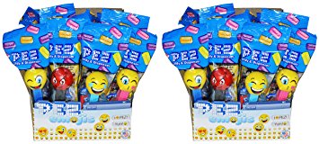 Pez Emoji Candy Dispensers Party Favors Pack of 24