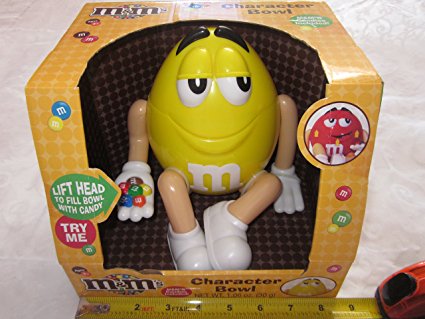 Candyrific M&M's Yellow Character Limited Edition Bowl 2014