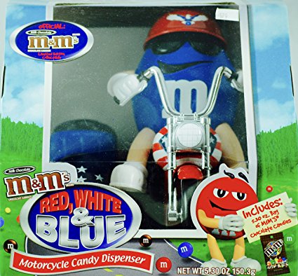 m&m's Candy Dispenser - Red, White & Blue