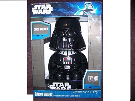 Star Wars Darth Vadar Dispenser With Gumballs, Lights & Sounds