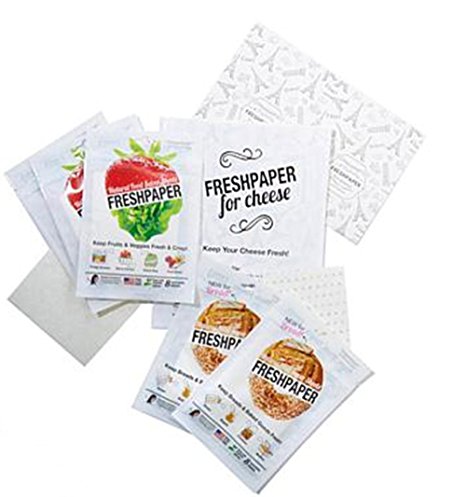 Fenugreen FreshPaper Food Savers 48-Sheet Pack for Produce, Bread, Cheese