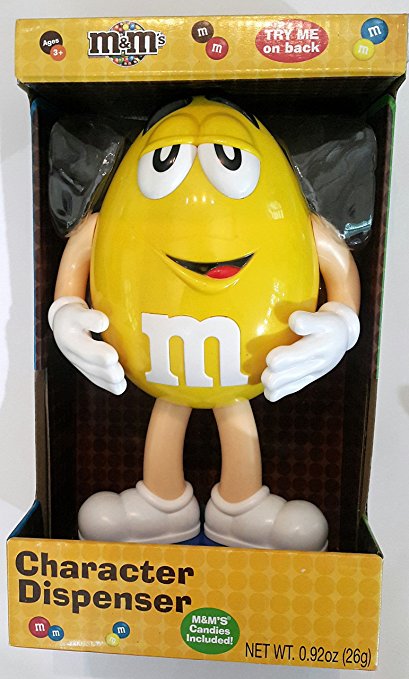 M&M Collectible Character Candy Dispenser - Yellow